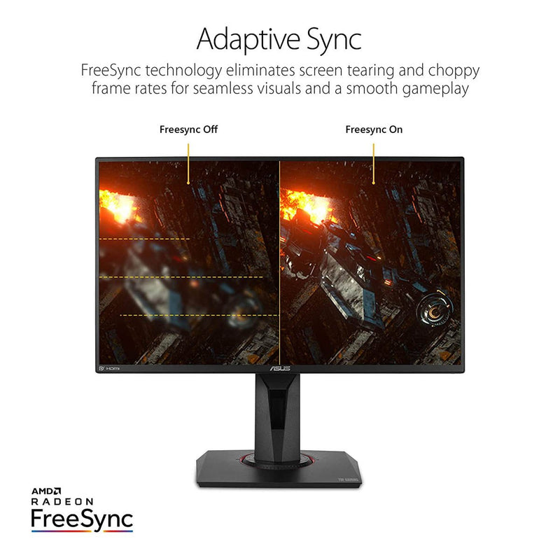 ASUS TUF VG259Q 24.5 Inch Full HD Gaming Monitor with G - SYNC and 2W Dual Stereo Speakers - SWIFT PERIPHERALSVG259Q