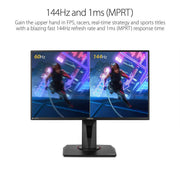 ASUS TUF VG259Q 24.5 Inch Full HD Gaming Monitor with G - SYNC and 2W Dual Stereo Speakers - SWIFT PERIPHERALSVG259Q