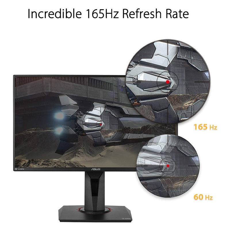 ASUS TUF VG259QR 24.5 Inch Full HD Gaming Monitor with 1ms Response Time and 165Hz Refresh Rate - SWIFT PERIPHERALSVG259QR