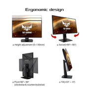 ASUS TUF VG279QM 27 Inch Full HD Gaming Monitor with Nvidia G - SYNC and 2W Dual Stereo Speakers - SWIFT PERIPHERALSVG279QM