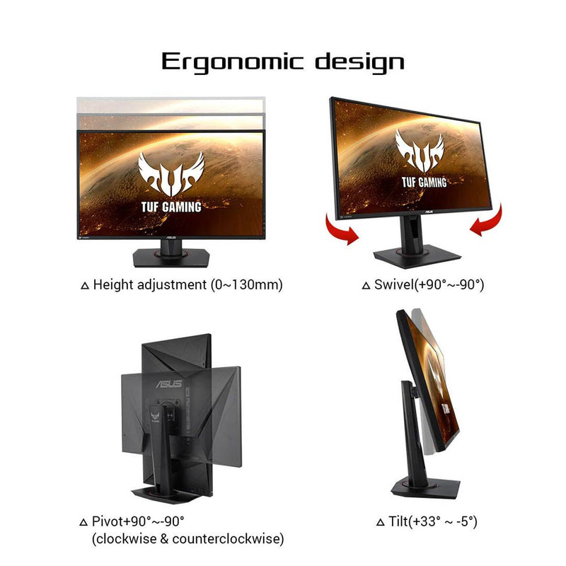 ASUS TUF VG279QM 27 Inch Full HD Gaming Monitor with Nvidia G - SYNC and 2W Dual Stereo Speakers - SWIFT PERIPHERALSVG279QM