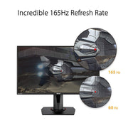 ASUS TUF VG279QR 27 - inch Full HD Gaming Monitor with 1ms Response Time and 165Hz Refresh Rate - SWIFT PERIPHERALSVG279QR