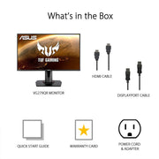 ASUS TUF VG279QR 27 - inch Full HD Gaming Monitor with 1ms Response Time and 165Hz Refresh Rate - SWIFT PERIPHERALSVG279QR
