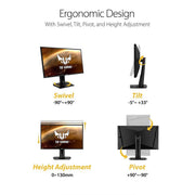 ASUS TUF VG27AQ 27 Inch WQHD Gaming Monitor with G - SYNC and 2W Dual Stereo Speakers - SWIFT PERIPHERALSVG27AQ