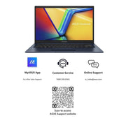 ASUS VIVOBOOK 14, 14" FHD (1920 X 1080), INTEL CORE I5 - 1334U PROCESSOR,(16GB RAM/512GB SSD/INTEL IRIS X? IGPU/WINDOWS 11/M365 BASIC (1YEAR)*/OFFICE HOME 2024/BLUE/1.40 KG),X1404VA - NK790WS - SWIFT PERIPHERALS90NB10I1-M018N0