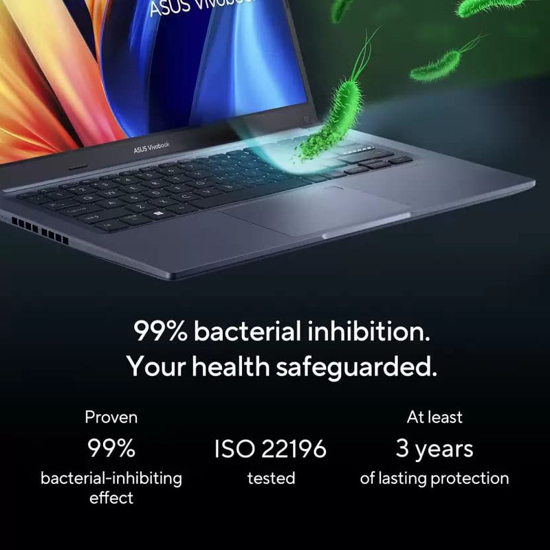 ASUS VIVOBOOK 14 (2022) CORE I5 12TH GEN - (8 GB/512 GB SSD/WINDOWS 11 HOME) X1402ZA - EK521WS THIN AND LIGHT LAPTOP (14 INCH, QUIET BLUE, 1.50 KG, WITH MS OFFICE) - SWIFT PERIPHERALS90NB0WP2-M00EA0