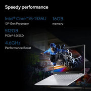 ASUS VIVOBOOK 14 FLIP INTEL CORE I5 - 1335U / 16GB (8*2) DDR4 / 512GB PCIE 4.0 SSD / 14.0 - INCH / WUXGA (1920 X 1200) 16:10 /TRANSPARENT SILVER / FINGERPRINT / BACKLIT KB / WIN 11 HOME / MS OFFICE / STYLUS LAPTOP TP3402VAB - LZ542WS - SWIFT PERIPHERALS90NB10W2-M005B0