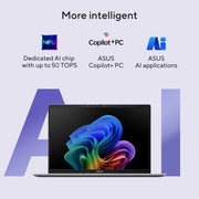 ASUS VIVOBOOK 14 M1407KA - LY132WS [AI R5 - 330/16GB/512GB SSD/WIN11 HOME+MS24/14.0"/INTEGRATED GRAPHICS/1 YEAR(S)/BLUE] - SWIFT PERIPHERALS1095271