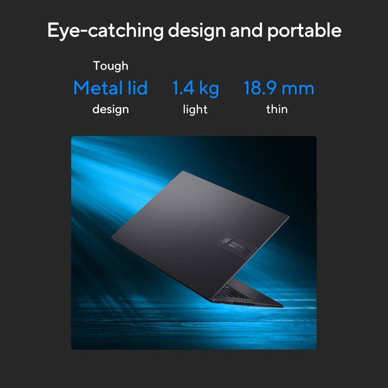 ASUS VIVOBOOK 14X OLED, INTEL CORE I9 - 13900H 13TH GEN, 14 INCH (35.56 CM) 2.8K 90HZ OLED, CREATOR/GAMING LAPTOP (16 GB RAM/1TB SSD/4GB RTX 3050/WIN11/BACKLIT/FINGERPRINT/BLACK/1.45 KG), K3405VCB - KM951WS - SWIFT PERIPHERALS90NB11I1-M004V0