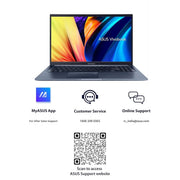 ASUS VIVOBOOK 15 (2022), 15.6 - INCH (39.62 CMS) FHD TOUCH, INTEL CORE I3 - 1220P 12TH GEN, THIN AND LAPTOP (8GB/512GB SSD/IRIS XE GRAPHICS/WINDOWS 11/OFFICE 2021/BLUE/1.7 KG), X1502ZA - EZ311WS - SWIFT PERIPHERALS90NB0VX1-M006K0