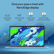 ASUS VIVOBOOK 15 (2022), INTEL CORE I3 - 1215U, 12TH GEN, 8GB RAM, 512GB SSD, FHD, 15.6 INCH/39.62CM, WINDOWS 11, MS OFFICE 2021, ICELIGHT SILVER, 1.7KG, X1502ZA - EJ322WS, BACKLIT KB LAPTOP - SWIFT PERIPHERALS90NB0VX2-M01N90
