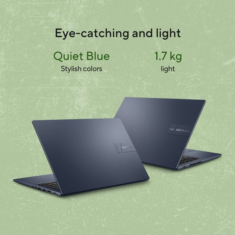 ASUS VIVOBOOK 15 M1502YA - BQ989WS [R7 - 7730U/16GB/512GB SSD/WIN11 HOME+MS24/15.6"/INTEGRATED GRAPHICS/1 YEAR(S)/BLUE] - SWIFT PERIPHERALS1095074