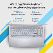 ASUS VIVOBOOK 15 OLED INTEL CORE I5 13TH GEN 1335U - (16 GB/512 GB SSD/WINDOWS 11 HOME) X1505VAU - LK544WS THIN AND LIGHT LAPTOP (15.6 INCH, TRANSPARENT SILVER, 1.70 KG, WITH MS OFFICE) - SWIFT PERIPHERALS90NB10P2-M00AE0