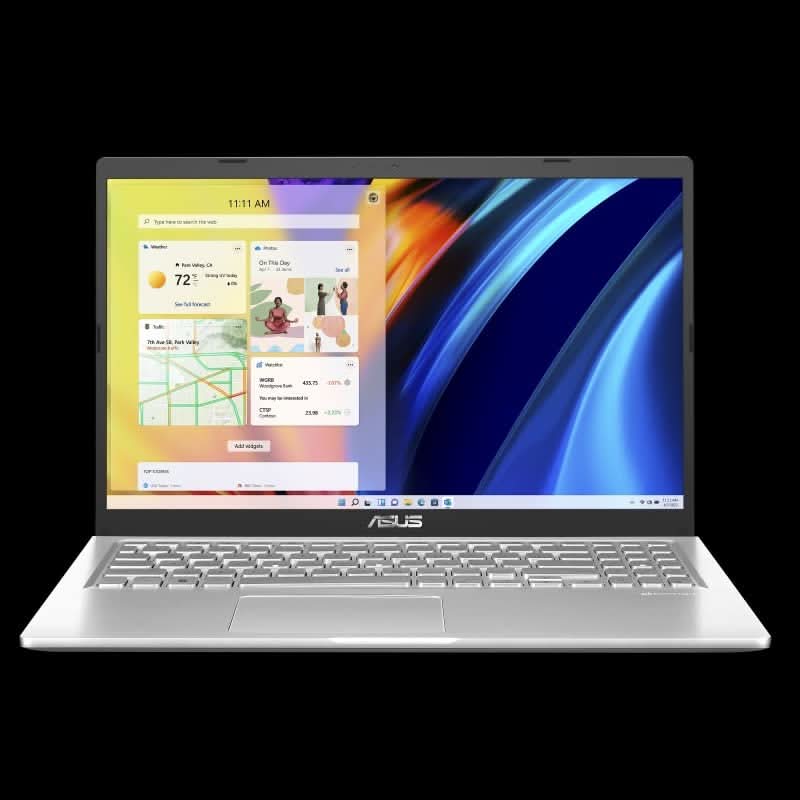 ASUS VIVOBOOK 15 X1500EA - EJ702WS INTEL CORE I7 - 1165G7 /8GB DDR4 + 8GB DDR4 / 512GB PCIE 3.0 SSD / 15.6 - INCH / FHD (1920 X 1080) 16:9 / / TRANSPARENT SILVER /FINGERPRINT / WIN 11 HOME / MS OFFICE / - SWIFT PERIPHERALS90NB0TY6-M02X90