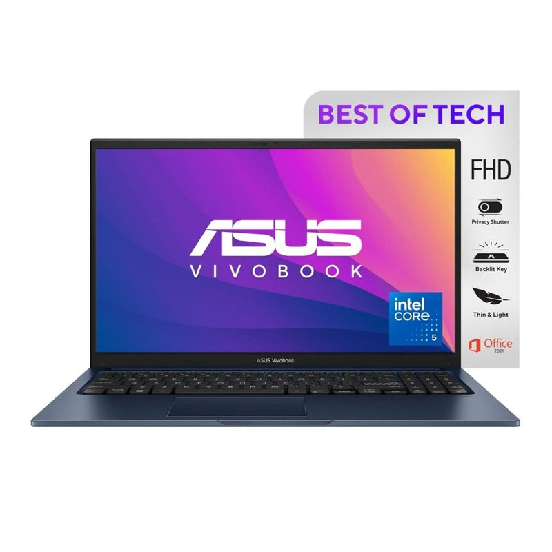 ASUS VIVOBOOK 15 X1504VAP - NJ542WS [CORE 5 - 120U 14TH GEN/16GB/512GB SSD/WIN11 HOME+MSO/15.6 INCH/INTEGRATED GRAPHICS /1 YEAR(S)/BLUE] - SWIFT PERIPHERALS1091515