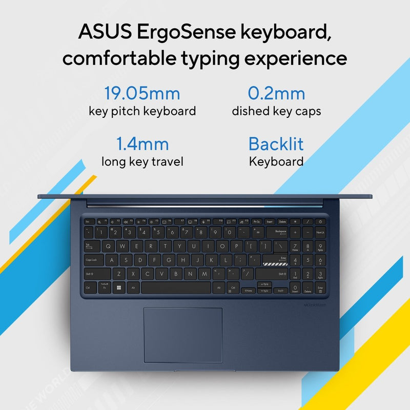 ASUS VIVOBOOK 15 X1504ZA - NJ520WS LAPTOP (12TH GEN CORE I5/ 8GB/ 512GB SSD/ WIN11 HOME) - SWIFT PERIPHERALS1090826