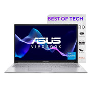 ASUS VIVOBOOK 15 X1504ZA - NJ542WS [CI5 - 1235U 12TH GEN/16GB/512GB SSD/WIN11 HOME+MSO/15.6 INCH/INTEGRATED GRAPHICS /1 YEAR(S)/SILVER] - SWIFT PERIPHERALS1091674