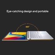 ASUS VIVOBOOK 15X INTEL CORE I5 - 1335U / 16GB (8*2) DDR4 / 512GB PCIE 4.0 SSD / 15.6 - INCH / FHD (1920 X 1080) 16:9 /COOL SILVER /BACKLIT KB / WIN 11 HOME / MS OFFICE LAPTOP K3504VAB - NJ542WS - SWIFT PERIPHERALS90NB10A2-M00810