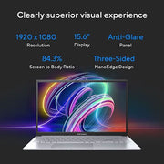 ASUS VIVOBOOK 15X, LIGHT WEIGHT LAPTOP, 13TH GEN INTEL CORE I3 - 1315U (8GB/512GB/INTEL UHD GRAPHICS/39.62 CMS (15.6) FHD/WIN 11 HOME) K3504VAB - NJ322WS - SWIFT PERIPHERALS90NB10A2-M007Y0