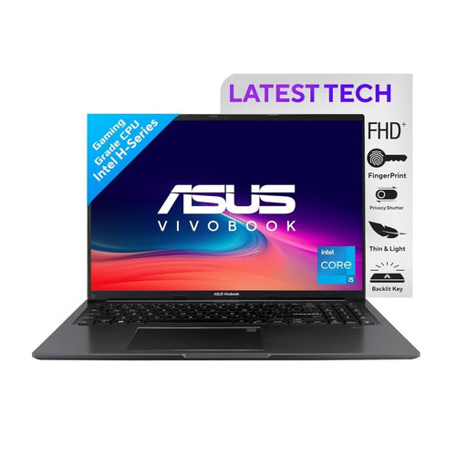 ASUS VIVOBOOK 16, 16 INCH (40.64CM) WUXGA 16:10 60 HZ, INTEL CORE I5 - 12500H, THIN & LIGHT LAPTOP (16GB DDR4/512GB SSD/INTEL IRIS XE GRAPHICS/WIN 11/OFFICE 2021/INDIE BLACK/1.88 KG), X1605ZAC - MB542WS - SWIFT PERIPHERALS90NB0ZA3-M013X0