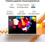 ASUS VIVOBOOK 16 (2023) AMD RYZEN 5 HEXA CORE 7530U - (16 GB/512 GB SSD/WINDOWS 11 HOME) M1605YA - MB542WS LAPTOP (16 INCH, COOL SILVER, 1.88 KG, WITH MS OFFICE) - SWIFT PERIPHERALS90NB10R2-M00AX0