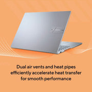 ASUS VIVOBOOK 16 AMD RYZEN 7 OCTA CORE 7730U - (16 GB/512 GB SSD/WINDOWS 11 HOME) M1605YA - MB742WS LAPTOP (16 INCH, COOL SILVER, 1.88 KG, WITH MS OFFICE) - SWIFT PERIPHERALS90NB10R2-M00AZ0