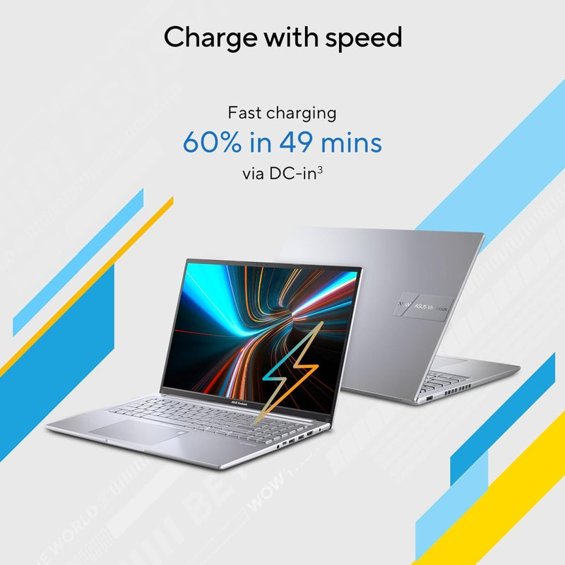 ASUS VIVOBOOK 16, EVERYDAY LAPTOPS, INTEL CORE I5 - 12500H (16GB/512GB/INTEL IRIS XE GRAPHICS/16.0 INCH WUXGA/WINDOWS 11 HOME) X1605ZAC - MB541WS - SWIFT PERIPHERALS1089979