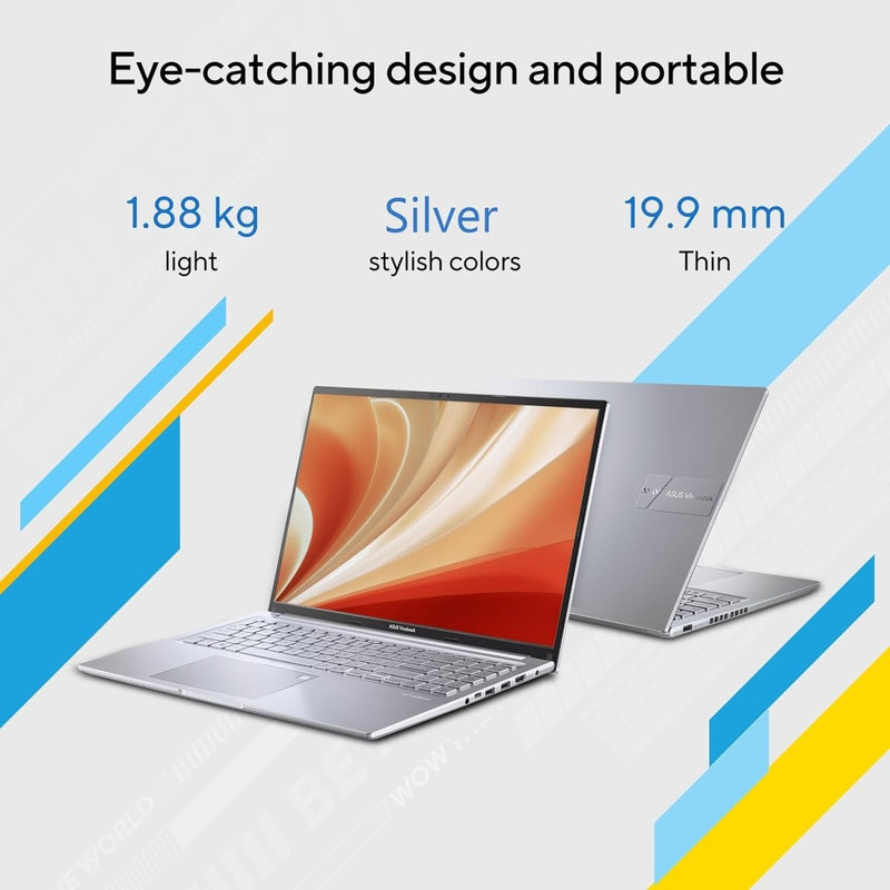 ASUS VIVOBOOK 16, EVERYDAY LAPTOPS, INTEL CORE I5 - 12500H (16GB/512GB/INTEL IRIS XE GRAPHICS/16.0 INCH WUXGA/WINDOWS 11 HOME) X1605ZAC - MB541WS - SWIFT PERIPHERALS1089979
