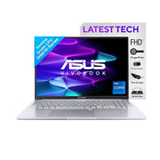 ASUS VIVOBOOK 16, INTEL CORE I7 - 12700H, 16GB DDR4, 512GB SSD, WUXGA 16:10 60HZ, 16 INCH/40.64CM, WINDOWS 11, MS OFFICE 2021, TRANSPARENT SILVER, 1.88KG, X1605ZAC - MB741WS, INTEL IRIS XE GRAPHICS LAPTOP - SWIFT PERIPHERALS90NB0ZA2-M013W0