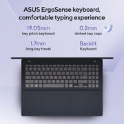 ASUS VIVOBOOK 16 X1607QA - MB049WS [X1 - 26 - 100/16GB/512GB SSD/WIN11 HOME+MS24/16.0"/INTEGRATED GRAPHICS/1 YEAR(S)/BLUE] - SWIFT PERIPHERALS1092769