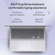 ASUS VIVOBOOK 16 X1607QA - MB050WS [X1 - 26 - 100/16GB/512GB SSD/WIN11 HOME+MS24/16.0"/INTEGRATED GRAPHICS/1 YEAR(S)/SILVER] - SWIFT PERIPHERALS1092770
