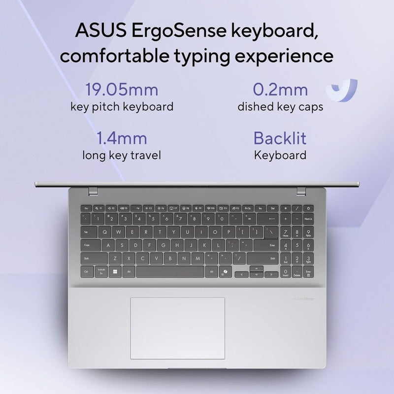 ASUS VIVOBOOK 16 X1607QA - MB050WS [X1 - 26 - 100/16GB/512GB SSD/WIN11 HOME+MS24/16.0"/INTEGRATED GRAPHICS/1 YEAR(S)/SILVER] - SWIFT PERIPHERALS1092770