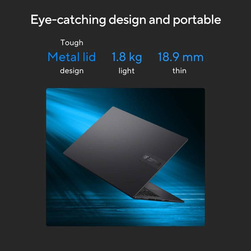 ASUS VIVOBOOK 16X FOR CREATOR, INTEL H SERIES INTEL CORE I5 12TH GEN 12450H - (16 GB/512 GB SSD/WINDOWS 11 HOME/4 GB GRAPHICS/NVIDIA GEFORCE RTX 3050/60 HZ/50 TGP) K3605ZC - MBN541WS GAMING LAPTOP (16 INCH, INDIE BLACK, 1.80 KG, WITH MS OFFICE) - SWIFT PERIPHERALS90NB11F1-M009R0
