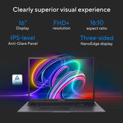 ASUS VIVOBOOK 16X FOR CREATOR, INTEL H SERIES INTEL CORE I5 12TH GEN 12450H - (16 GB/512 GB SSD/WINDOWS 11 HOME/4 GB GRAPHICS/NVIDIA GEFORCE RTX 3050/60 HZ/50 TGP) K3605ZC - MBN541WS GAMING LAPTOP (16 INCH, INDIE BLACK, 1.80 KG, WITH MS OFFICE) - SWIFT PERIPHERALS90NB11F1-M009R0