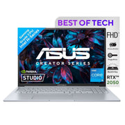 ASUS VIVOBOOK 16X, INTEL CORE I5 - 12500H, 16 INCH FHD+ 60HZ, CREATOR/GAMING LAPTOP (16GB RAM/512GB /RTX 2050/WIN 11 PRO/OFFICE 2021/FINGERPRINT /50WHR BATTERY/COOL SILVER/1.80 KG),K3605ZF - MBN546WS - SWIFT PERIPHERALS90NB11E2-M00CA0