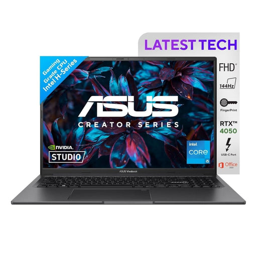 ASUS VIVOBOOK 16X K3605ZU - RP304WS [CI5 - 12500H 12TH GEN/16GB/512GB SSD/WIN11 HOME+MSO/16.0 INCH/6GB - RTX4050 GRAPHICS /1 YEAR(S)/BLACK] - SWIFT PERIPHERALS1092128