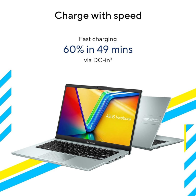 ASUS VIVOBOOK GO 14 (2023), INTEL CORE I3 - N305, 14" (35.56 CMS) FHD, THIN AND LIGHT LAPTOP (8GB/512GB SSD/INTEGRATED GRAPHICS/WINDOWS 11/OFFICE 2021/FINGERPRINT/GREY/1.38 KG), E1404GA - NK323WS - SWIFT PERIPHERALS90NB0ZW3-M000L0