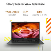 ASUS VIVOBOOK GO 15 (2023), AMD RYZEN 5 7520U, 15.6 - INCH (39.62 CM) FHD, THIN & LIGHT LAPTOP (8GB/512GB SSD/WINDOWS 11/OFFICE 2021/ALEXA BUILT - IN/MIXED BLACK/1.63 KG), E1504FA - NJ522WS - SWIFT PERIPHERALS90NB0ZR2-M008D0
