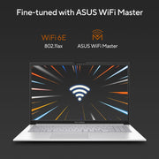 ASUS VIVOBOOK GO 15 AMD RYZEN 5 7520U / 16GB LPDDR5 / 512GB PCIE 3.0 SSD / 15.6 - INCH / FHD (1920 X 1080) 16:9 /COOL SILVER /WIN 11 HOME / MS OFFICE LAPTOP E1504FA - NJ541WS - SWIFT PERIPHERALS90NB0ZR1-M00BK0