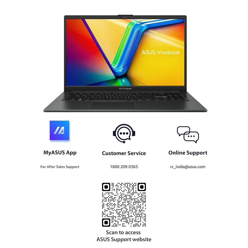 ASUS VIVOBOOK GO 15 E1504FA - NJ322WS [R3 - 7320U RYZEN/8GB/512GB SSD/WIN11 HOME+MSO/15.6 INCH/INTEGRATED GRAPHICS /1 YEAR(S)] - SWIFT PERIPHERALS1092012