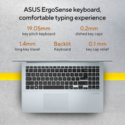 ASUS VIVOBOOK GO 15 OLED E1504FA - LK541WS [R5 - 7520U RYZEN/16GB/512GB SSD/WIN11 HOME+MSO/15.6 INCH/INTEGRATED GRAPHICS /1 YEAR(S)/SILVER] - SWIFT PERIPHERALS1084775