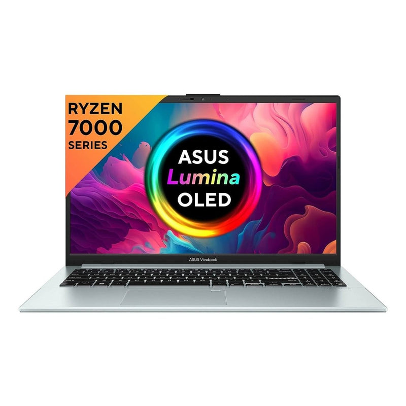 ASUS VIVOBOOK GO 15 OLED E1504FA - LK541WS [R5 - 7520U RYZEN/16GB/512GB SSD/WIN11 HOME+MSO/15.6 INCH/INTEGRATED GRAPHICS /1 YEAR(S)/SILVER] - SWIFT PERIPHERALS1084775