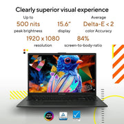 ASUS VIVOBOOK GO 15 OLED E1504FA - LK542WS [R5 - 7520U RYZEN/16GB/512GB SSD/WIN11 HOME+MSO/15.6 INCH/INTEGRATED GRAPHICS /1 YEAR(S)/BLACK] - SWIFT PERIPHERALS1084820