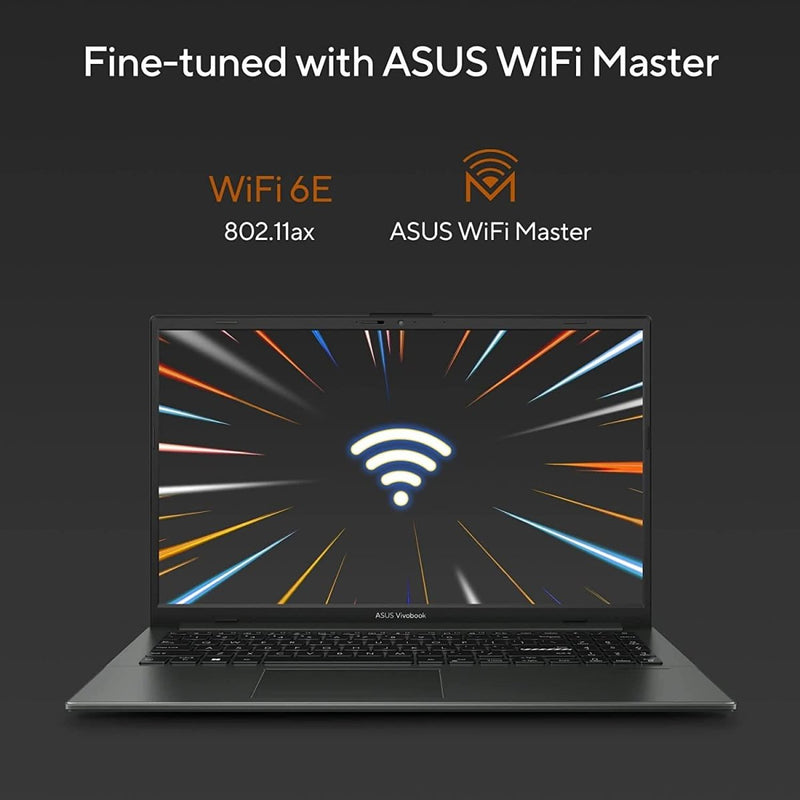 ASUS VIVOBOOK GO 15 OLED E1504FA - LK542WS [R5 - 7520U RYZEN/16GB/512GB SSD/WIN11 HOME+MSO/15.6 INCH/INTEGRATED GRAPHICS /1 YEAR(S)/BLACK] - SWIFT PERIPHERALS1084820
