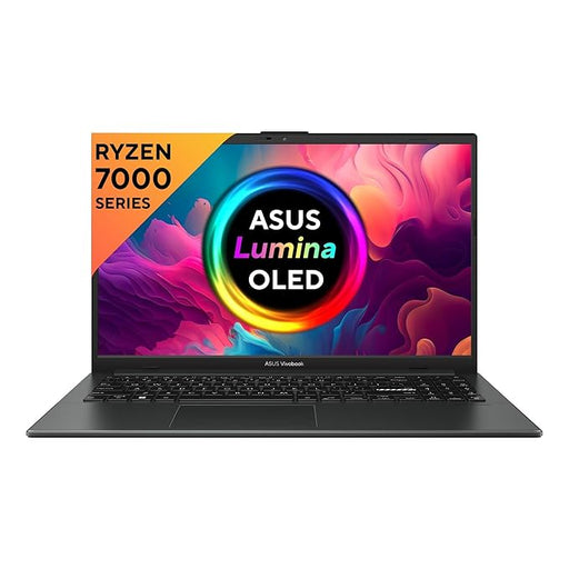 ASUS VIVOBOOK GO 15 OLED E1504FA - LK542WS [R5 - 7520U RYZEN/16GB/512GB SSD/WIN11 HOME+MSO/15.6 INCH/INTEGRATED GRAPHICS /1 YEAR(S)/BLACK] - SWIFT PERIPHERALS1084820