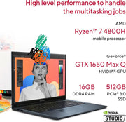 ASUS VIVOBOOK PRO 15 OLED INTEL CORE I5 12TH GEN 12450H - (16 GB/512 GB SSD/WINDOWS 11 HOME/4 GB GRAPHICS/NVIDIA GEFORCE RTX 3050) K6500ZC - L501WS GAMING LAPTOP (15.6 INCH, QUIET BLUE, 1.80 KG, WITH MS OFFICE) - SWIFT PERIPHERALS90NB0XK1-M00H70