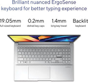 ASUS VIVOBOOK PRO 15 OLED INTEL CORE I5 12TH GEN 12450H - (16 GB/512 GB SSD/WINDOWS 11 HOME/4 GB GRAPHICS/NVIDIA GEFORCE RTX 3050) K6500ZC - L502WS GAMING LAPTOP (15.6 INCH, COOL SILVER, 1.80 KG, WITH MS OFFICE) - SWIFT PERIPHERALS90NB0XK2-M00HX0