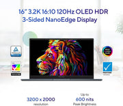 ASUS VIVOBOOK PRO 16 OLED FOR CREATOR, INTEL H - SERIES INTEL CORE I9 13TH GEN 13900H - (16 GB/1 TB SSD/WINDOWS 11 HOME/6 GB GRAPHICS/NVIDIA GEFORCE RTX 4050/120 HZ/65 TGP) K6602VU - LZ951WS GAMING LAPTOP - SWIFT PERIPHERALS90NB1151-M001C0