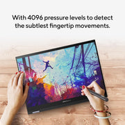 ASUS VIVOBOOK S 14 FLIP (2023), AMD RYZEN 5 7530U, 14" (35.56 CM) WUXGA TOUCH, THIN & LIGHT LAPTOP (16GB/512GB SSD/WINDOWS 11/OFFICE 2021/ALEXA/BACKLIT KB/FP SENSOR/BLUE/1.50 KG), TN3402YAB - LZ541WS - SWIFT PERIPHERALS90NB1111-M002Z0
