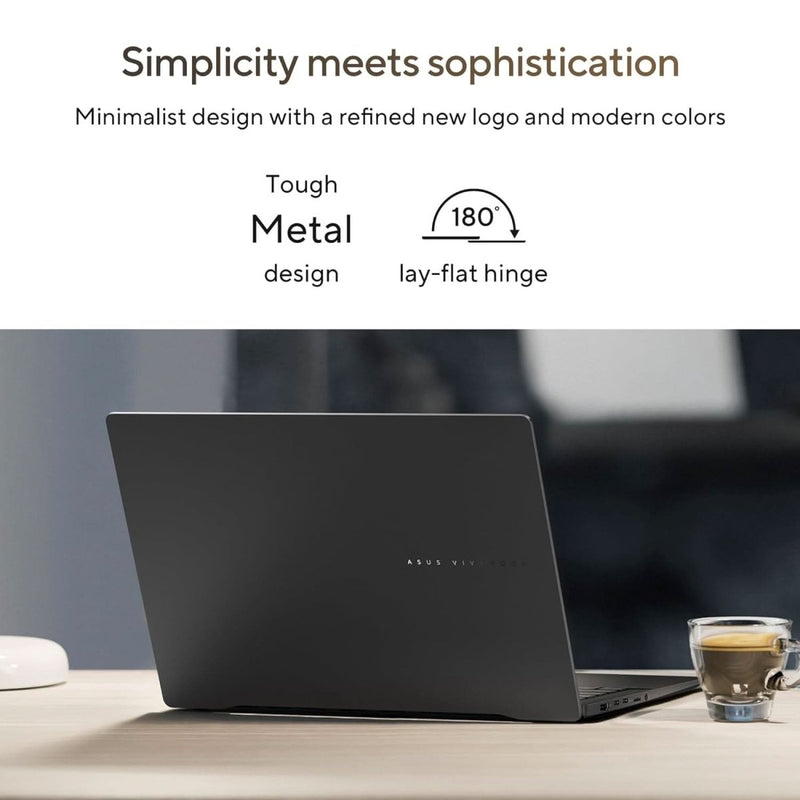 ASUS VIVOBOOK S 14 OLED, 3K OLED 16:10, 120HZ 400 NITS, AMD RYZEN AI 9 HX 370 PROCESSOR 2.0GHZ, BUILT - IN AI (24GB RAM/512GB SSD/WINDOWS 11/OFFICE 2021/NEUTRAL BLACK/1.3 KG), M5406WA - PP961WS - SWIFT PERIPHERALS90NB14P3-M00080